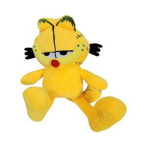 Garfield the Cat Plush Stuffed Animal Yellow Zipper Back Pajama Bag 15 Inch